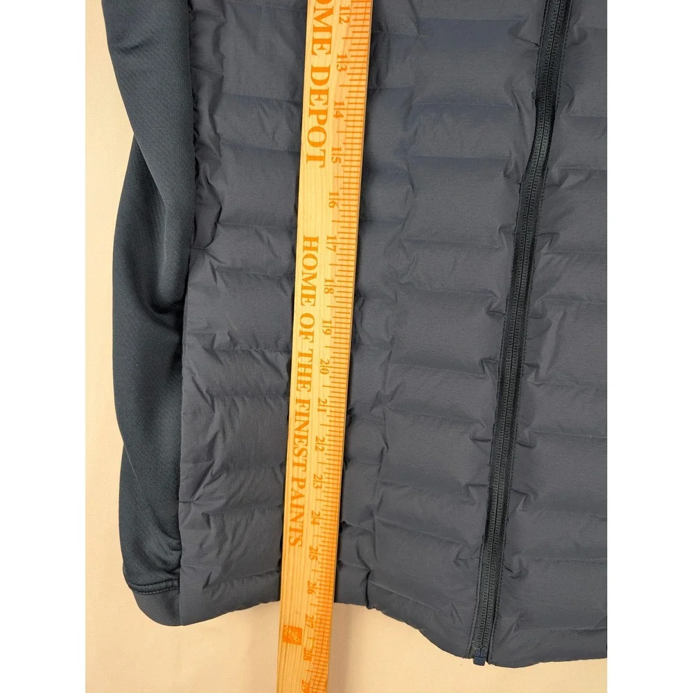 Adidas Frostguard Padded Vest Mens Medium Blue Full-Zip Golf